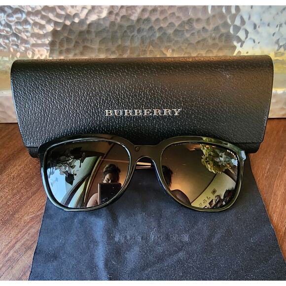Burberry Authentic Black Framed Sunglasses - Picture 1 of 5